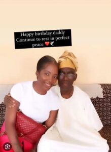 Tiwa Savage marks late father’s posthumous birthday