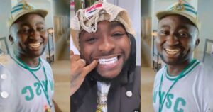 “See OBO” – Celebrity mix-up at NYSC orientation camp as corps members mistake a man for Davido