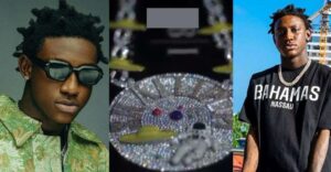 Singer Shallipopi trends online as he splashes 10 BTC (N866M) on a new diamond neck chain
