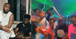 “This is so bad” – Video trends as Davido bodyguard Lati punches a fan for taking pictures with the singer