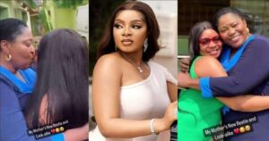 “This is so cute, awwwn” – Excitement as Queen bonds, kisses future mother-in-law in heartwarming video