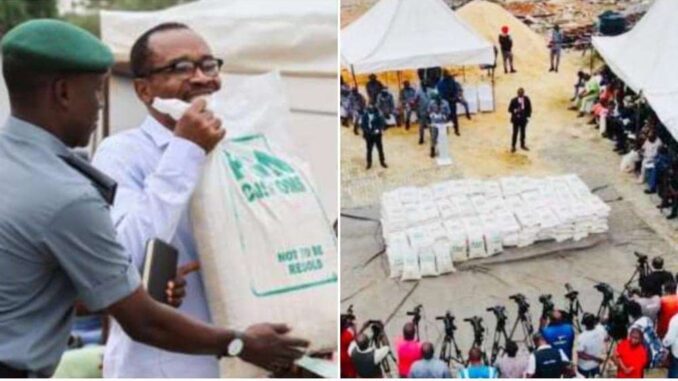 “Act fast” – Lady shares update on where half bag of rice is being sold for N10k