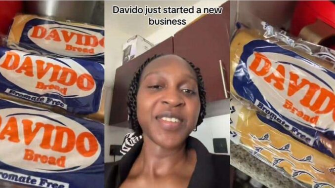Nigerian lady breaks the internet as she shows off ‘Davido Bread’ on social media