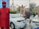 “Pulled me from the street to UK and now a car” – Nduka overjoyed as he gets new car from boss, Sabinus