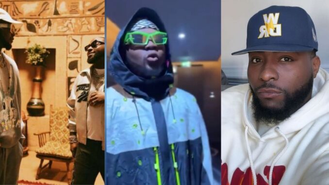 “So you sabi play like this”- Singer Davido reacts to a new video of his colleague Kizz Daniel