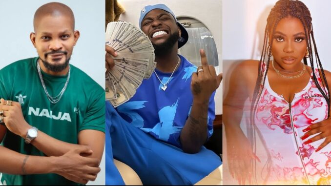 “This is not charity, settle Sophia Momodu first” – Uche Maduagwu drags Davido over N300 million donation