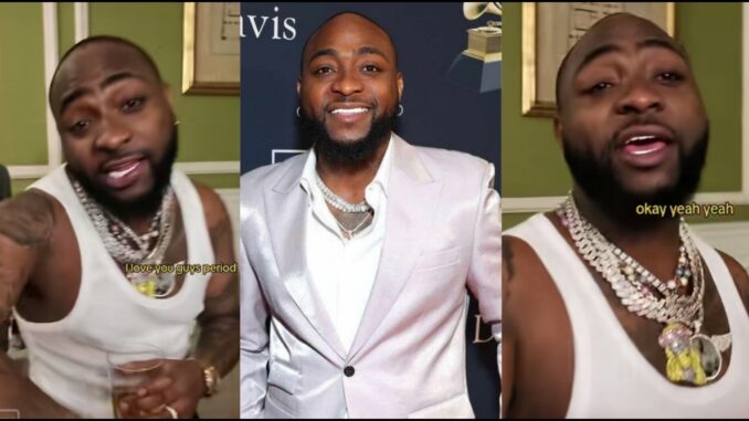 “Bigger things are coming” – Davido teases ‘Bigger Things’ in a surprise on-camera speech