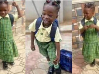 Mum shares video as son returns from school in female uniform